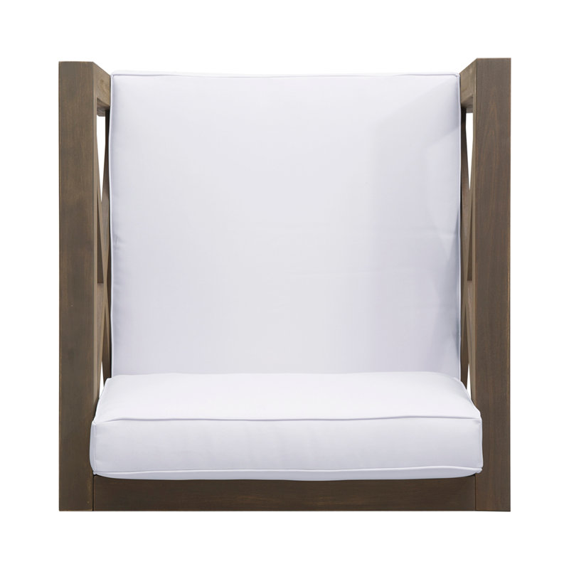 Fauteuil club, Blanc, Gris