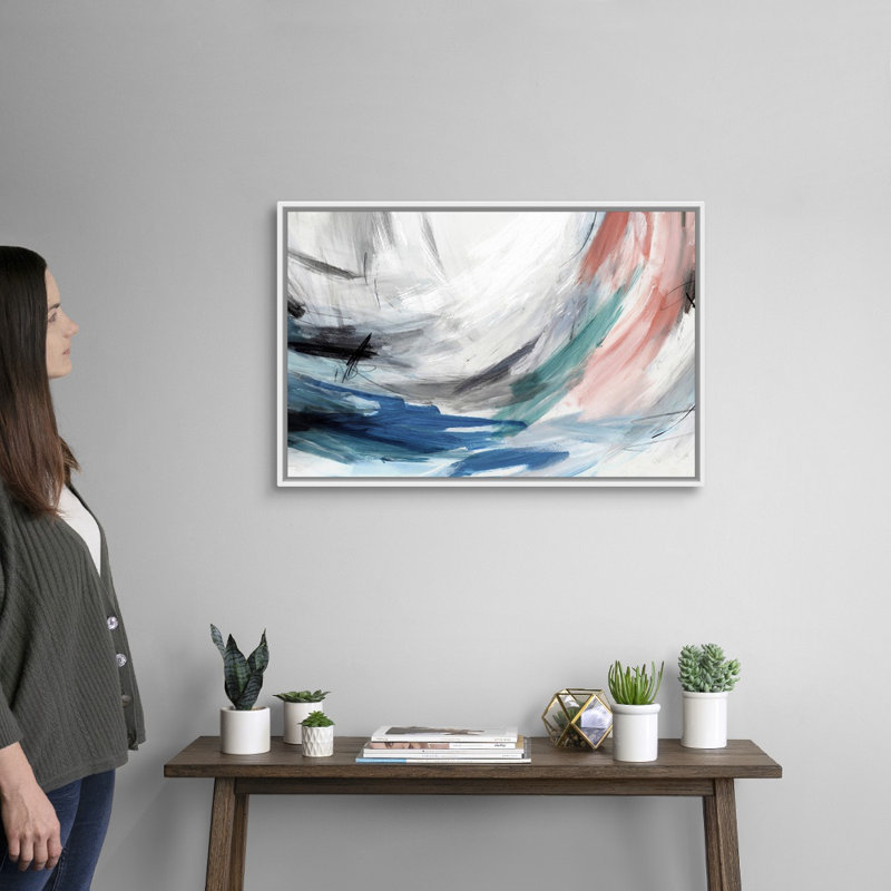 Reproduction d’art sur toile « sleetouts nights II » par PI studio, Toile blanche encadrée, H 22 po x l 32 po x P 1,75po