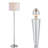 Clarion 59.5'' Chrome Traditional Floor Lamp