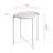 Iron Tray Top End Table-94895079