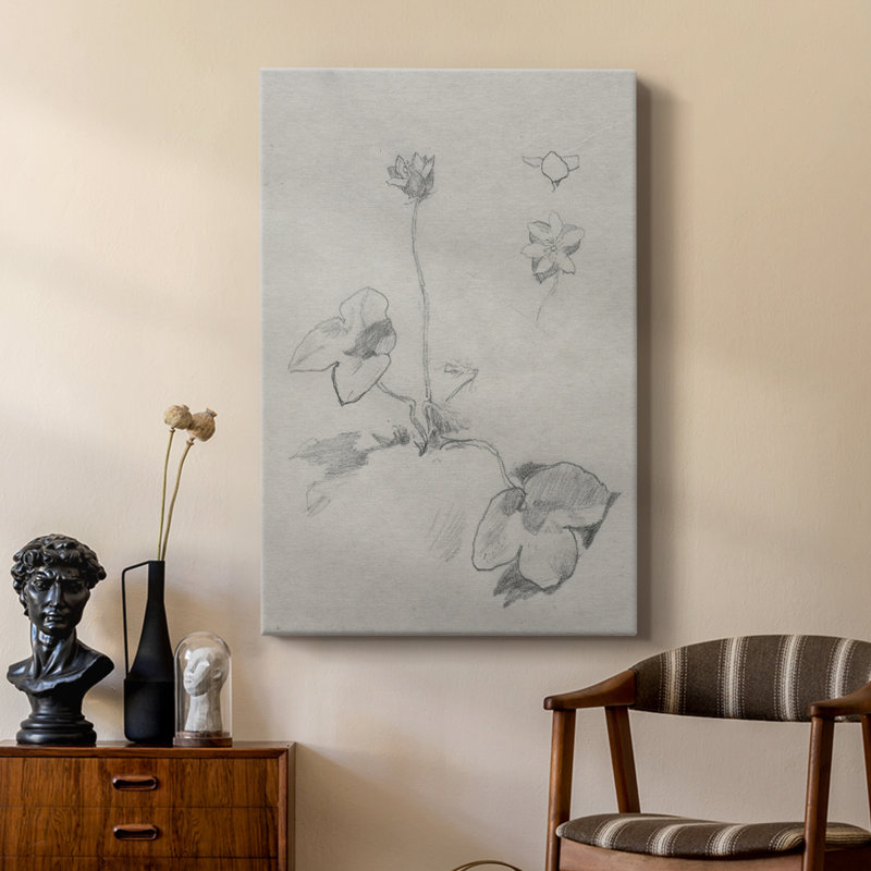 Croquis rétro LII - galerie Cavas sur mesure, H 12 po x l 8 po