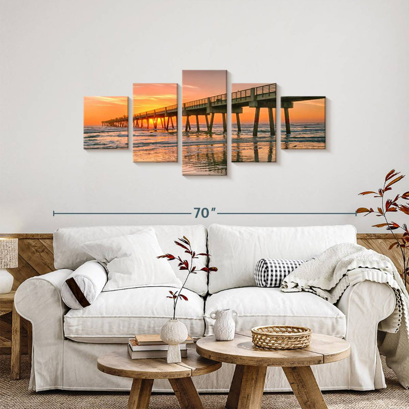 Aletra Jacksonville Beach Pier, 24" H x 55" W