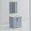 Meuble-lavabo compact avec comptoir en quartz et miroir-1977502497