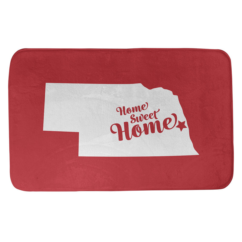 Tapis pour salle de bain allentown pennsylvanie, l 17 po x L 21 po, Gris, Omaha