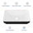 19'' L x 12'' W Semi Recessed Bathroom Sink Rectangular White Ceramic Vessel Sink Above Counter Sink-116574867