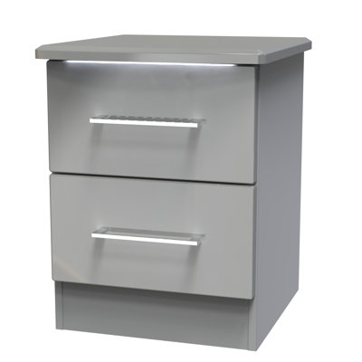 Paris 40cm W Manufactured Wood Bedside Table