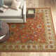 Arden Handmade Wool Orange Rug