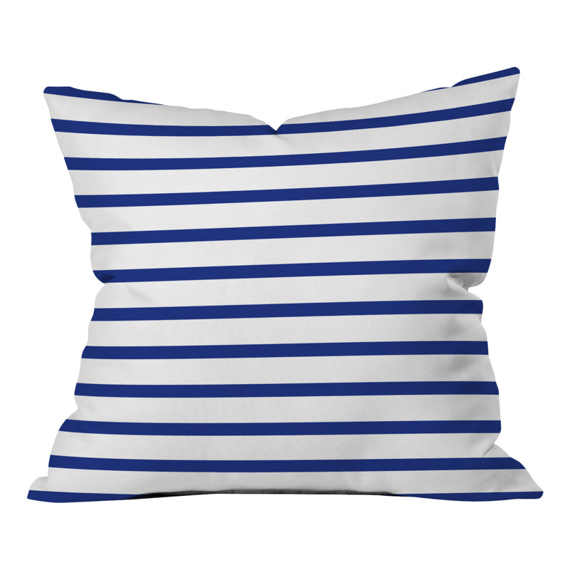Holli Zollinger Indoor / Outdoor Striped Throw Pillow, 18" x 18"