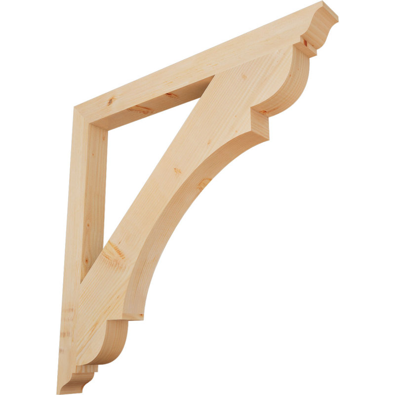 Support olympique traditionnel, H 44 po x l 3,5 po x P 44 po, Douglas (lisse)
