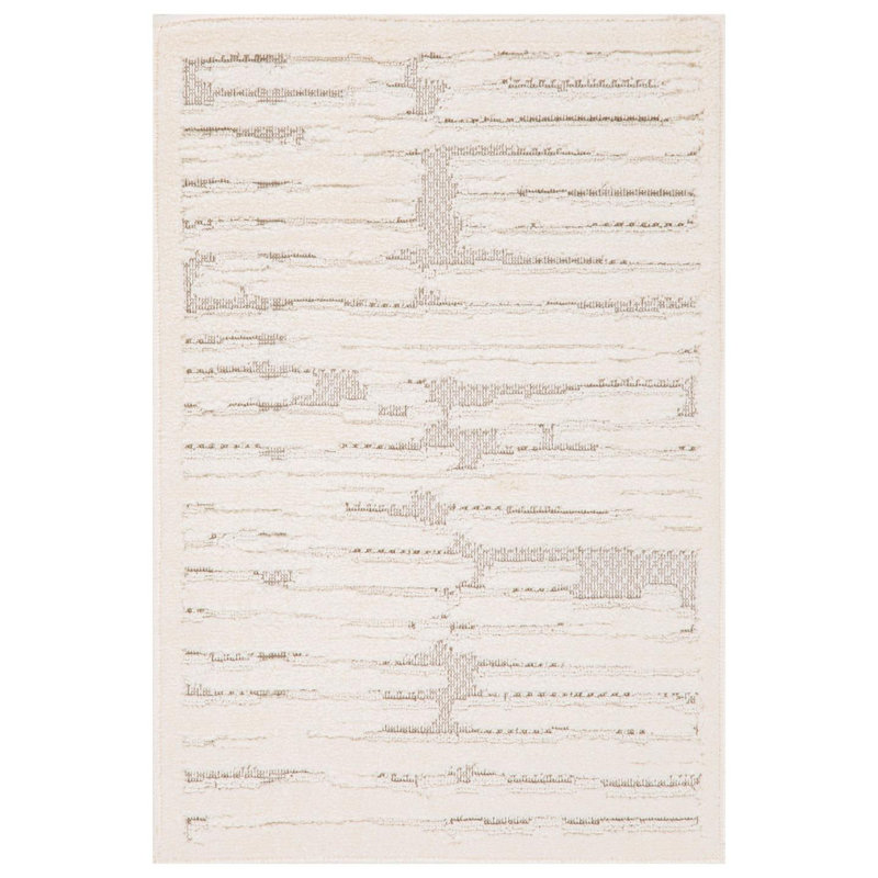 Modern Abstract High Low Area Rug, Rectangle 2'2" x 3'