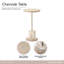 Table de bout ronde Lotus Bay - Sable