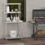 Table de préparation robuste en acier inoxydable avec tablette réglable à 2 niveaux - Table de travail commerciale avec tablette inférieure, fabrication en métal pour restaurant, cuisine à domicile, garage, buanderie, taille: 30 x 24 po
