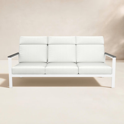 Townsend Metal Outdoor Sofa With Sunbrella Cushion