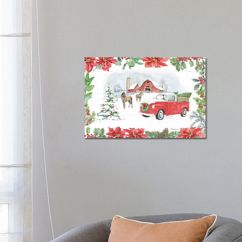 Farmhouse Holidays I by Beth Grove - Wrapped Canvas Print, 66.04 cm H x 45.72 cm W x 3.175 cm D
