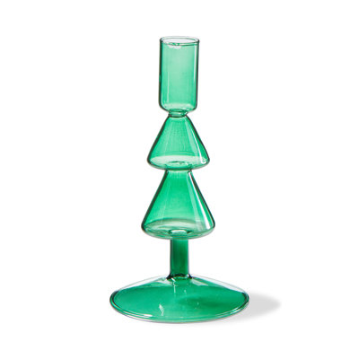 Tree Taper Candle Holder Small Green