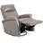32" Top Grain Leather Manual Swivel Glider Recliner with Rolled Arms-427348363
