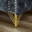 Canapé Chesterfield LUSPAZ, capitonné avec garniture cloutée en cuivre, pieds en métal, design moderne-101184432-109788439