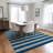 Stalcup Washable Striped Indoor / Outdoor Rug-1471821399