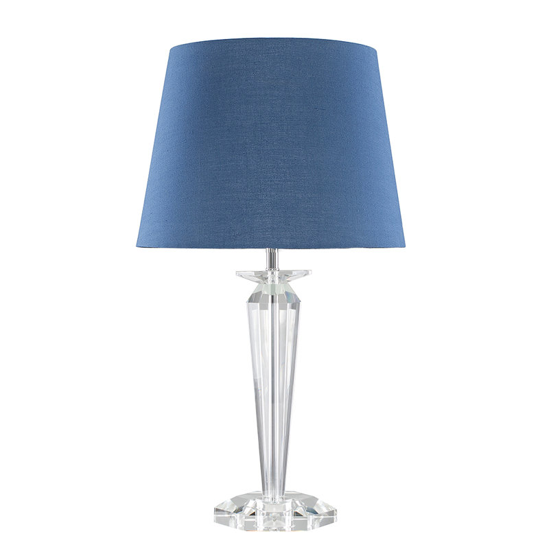 Lea Metal Table Lamp, Navy Blue, Yes