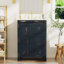 Meuble-lavabo vintage avec lavabo en céramique et grand rangement