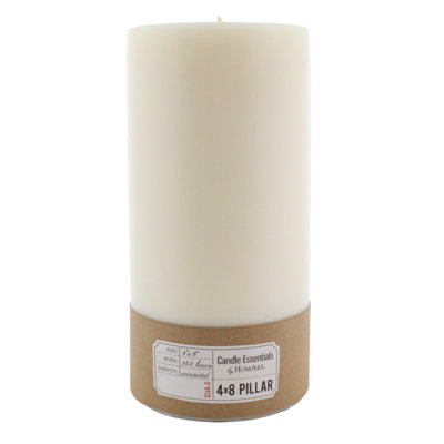 Bougie cylindrique sans parfum