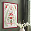 «Christmas Folk Tree», reproduction encadrée - bois massif-1526728016-1526728017