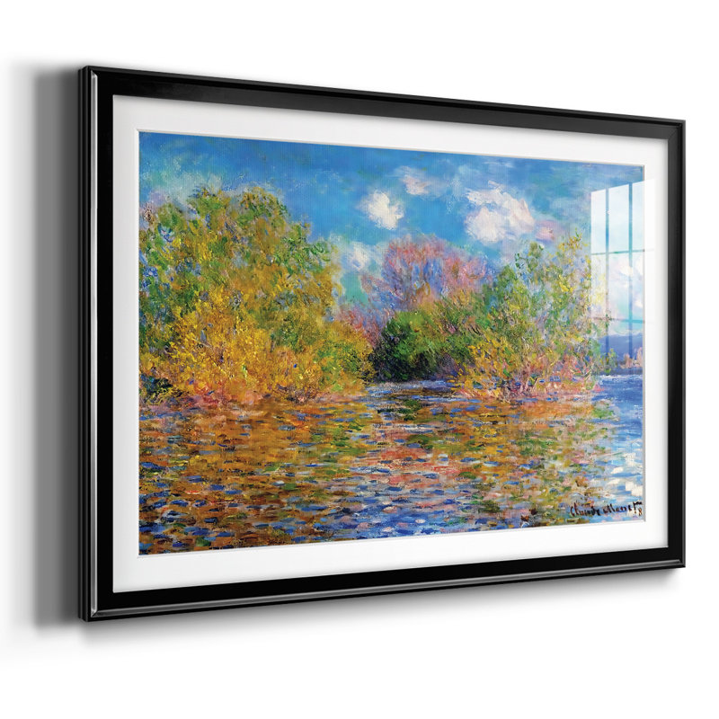 La seine près de Giverny, 1888, Noir, H 19 po x l 27 po x P 1,5 po