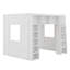 Grand lit superposé avec tablettes et armoires de rangement, lit mezzanine avec tablettes de rangement-1421452865