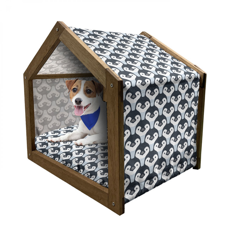 Niche pour chien en bois, H 25,59 po x l 29,53 po x P 21,65 po