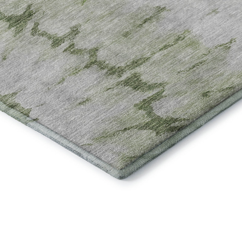 Tapis aloès Cerrito lavable à la machine de qualité supérieure, Rectangle 5 pi x 7 pi 6 po
