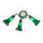 19" Wide Green Tiffany Pond Lily 4 Light Fan Light-1487045178
