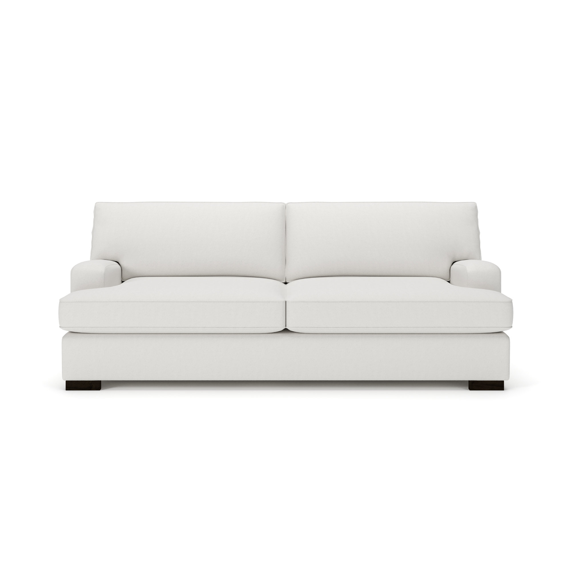 Chloe Upholstered Sofa, Macarena Beige Basketweave