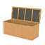 Boîte de rangement en bois 112 gallons pour rangement de coussins de patio et d'outils de jardin-116244686