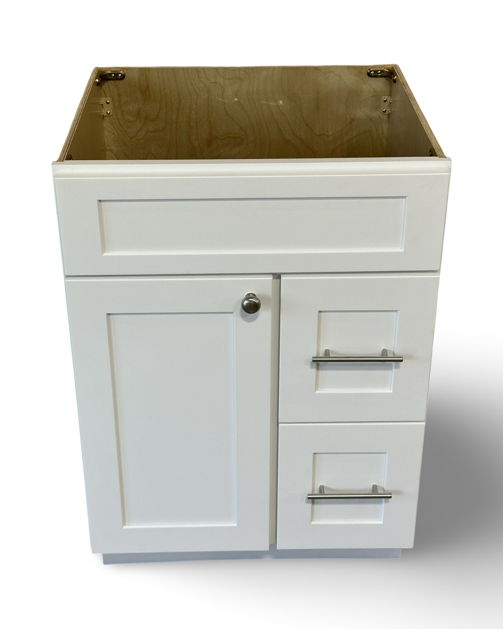 Disar 24'' Single Bathroom Vanity Solid Wood Plywood With Drawer Right ...