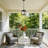 1-Light Transitional Cube Kitchen Pendant Light Seeded Glass Shade