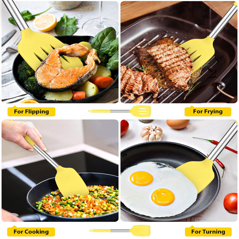 Chengdu Menghejia Technology Co., Ltd. 2 Utensil Set, Yellow