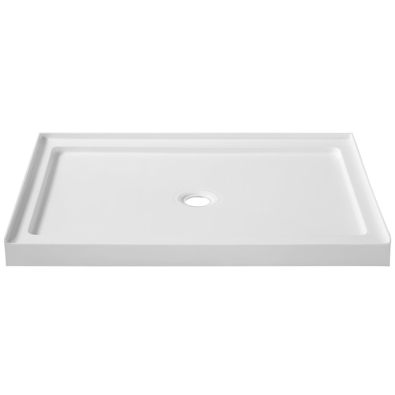 Fissure Series 48'' W 36'' D Rectangular Single Shower Base
