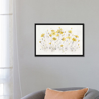 «Wildflowers I Bright Yellow» par Lisa Audit - reproduction d'art