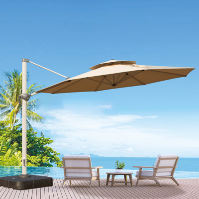 Parasol en porte-à-faux 155,91 po Skailar