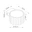 Aura Aluminium Flush Mounted Sconce-7287302-7287309-7287351