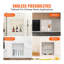 Niche de douche prête pour le carrelage 16 po x 16 po, organisateur à tablette simple, coins carrés encastrés au mur, niche de rangement scellée à savon moderne pour salle de bain