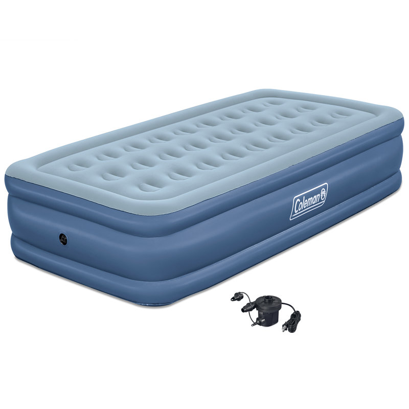 Coleman: SupportRest Plus: lit gonflable de 16 po - pompe à air portative, matelas gonflable double hauteur, sac de rangement, PVC résistant à l'eau, intérieur-extérieur