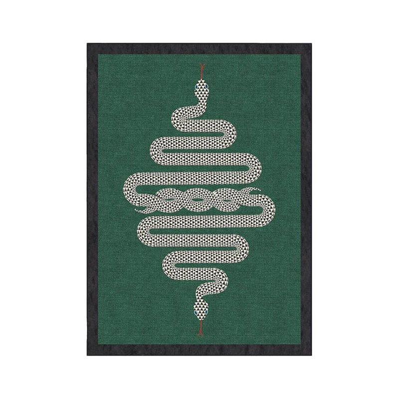 Tapis vert lavable à la machine Green Snake