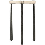 Driftwood Stone End Table