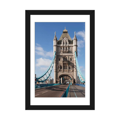 « tour bridge ii, londres, angleterre, royaume-uni », reproduction de photo sur toile tendue