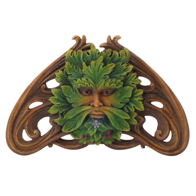 Plaque murale 5,71 pouces L Green Man