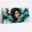 Art mural sur toile abstraite noire-133391384