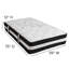 Matelas à ressorts ensachés hybride de 12 po Weingartner avec protection et oreiller-958128815