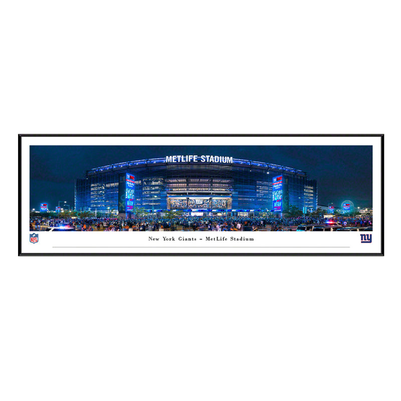 Giants de New York - MetLife Stadium, H 18 po x l 44 po x P 0,88 po, Structure standard, Pas de tapis