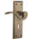 Nostalgic Warehouse New York Plate Single Dummy with Decorative Keyhole and Manor Lever